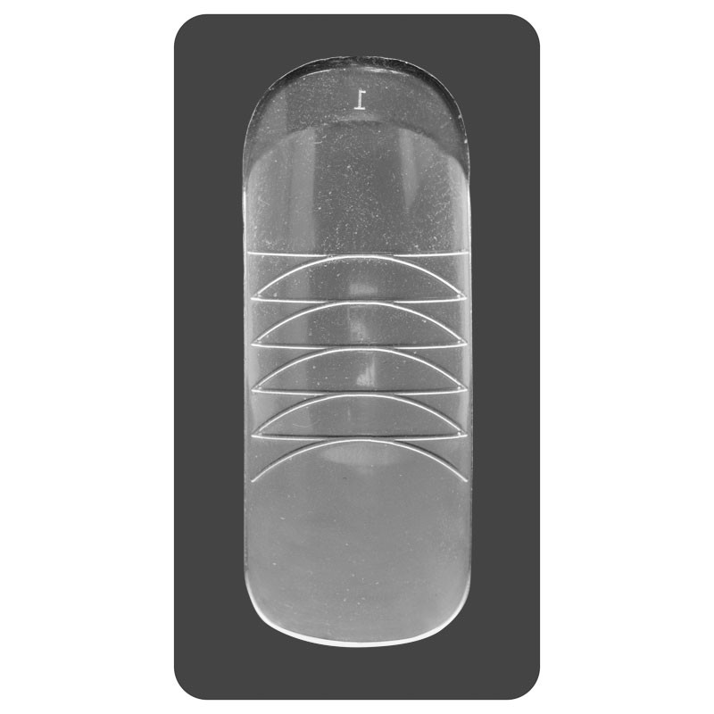 TIPSURI UNGHII - 100 BUCATI transparente - imagine 3