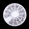 DISC PIETRICELE UNGHII argintii diferite dimensiuni