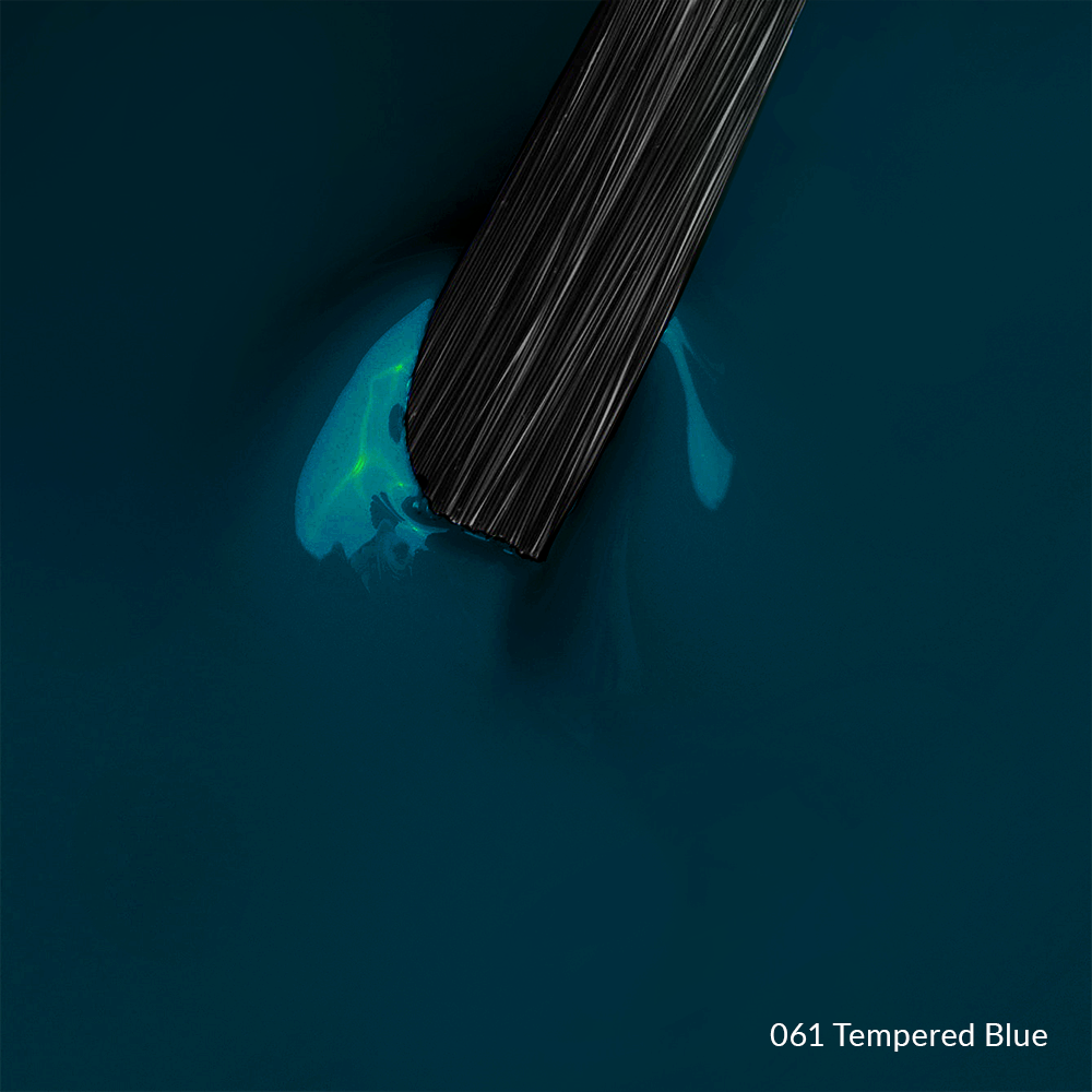 Gel Polish NCB-061 Tempered Blue 10 ml - imagine 3