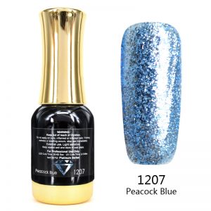 Platinum Gel Polish 12 ML - Peacock Blue-non tpo