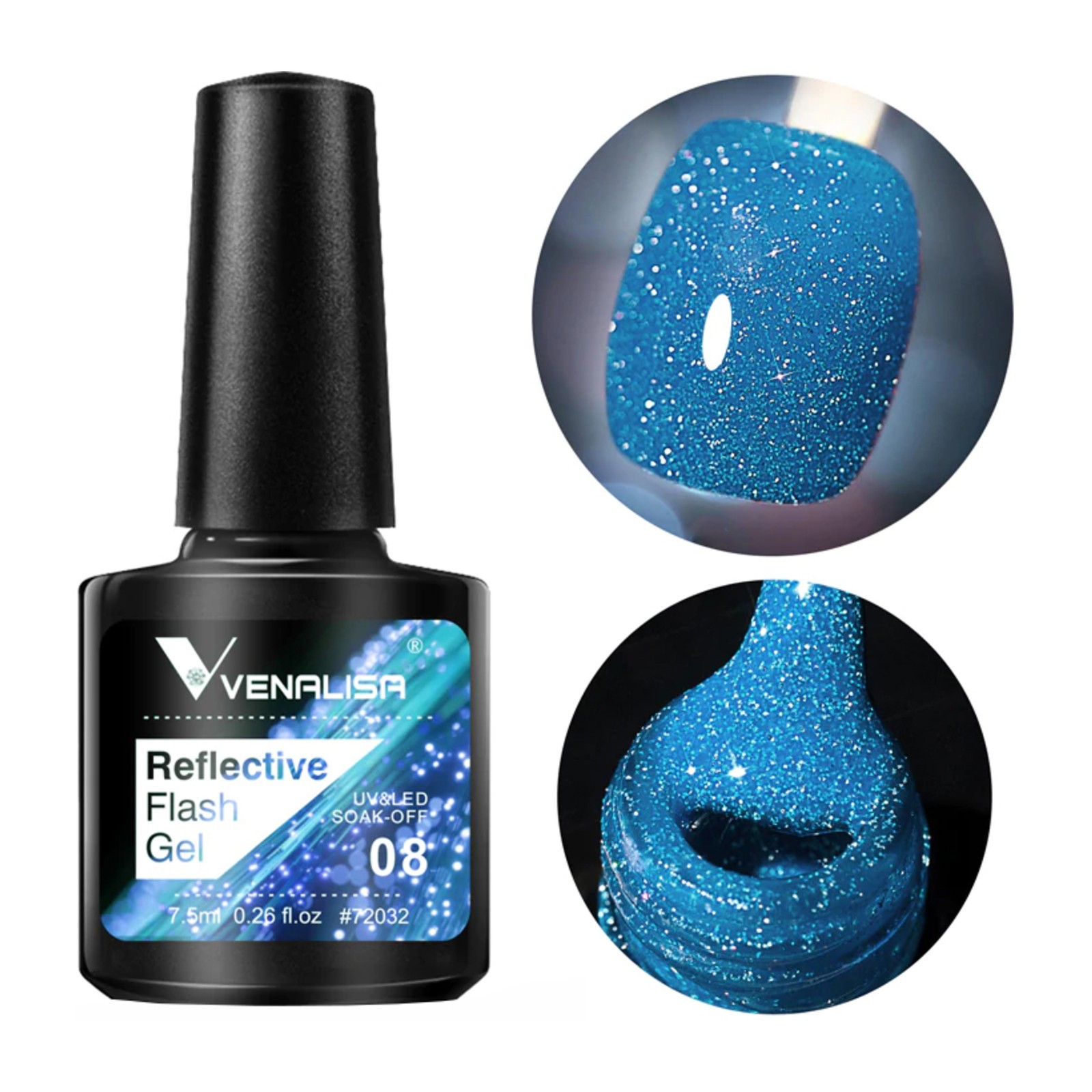Venalisa - Reflective Neon Disco Gel (Flash)- BD08