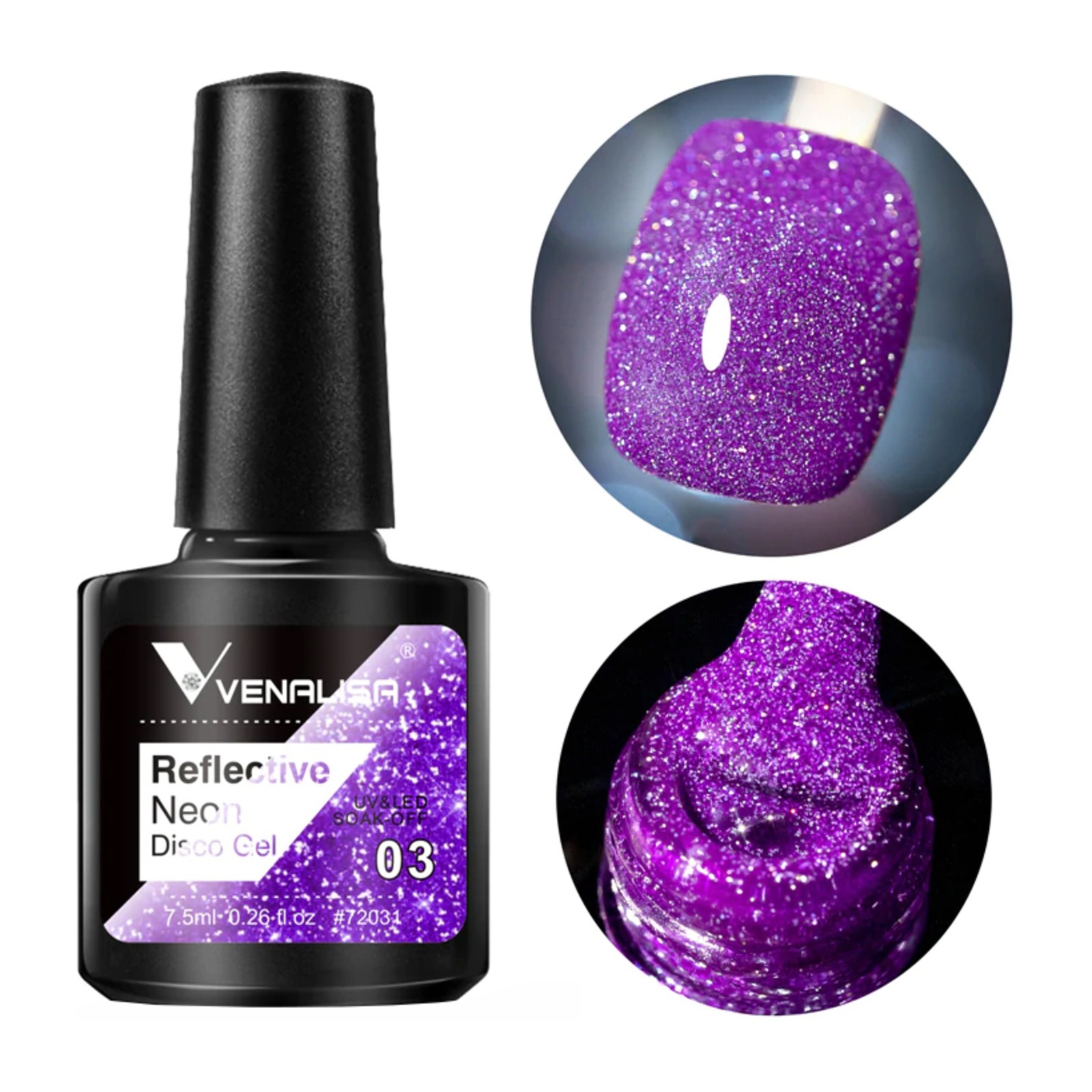 Venalisa - Reflective Neon Disco Gel (Flash)- BD03