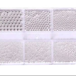 Set caviar 6 dimensiuni argintiu