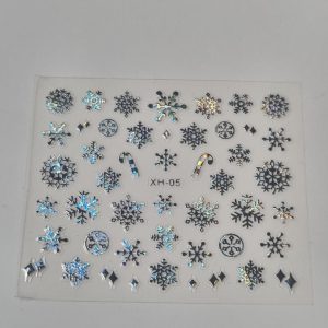 STICKER UNGHII fulgi diferite forme- 3d