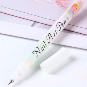 Stilou pentru nail art alb