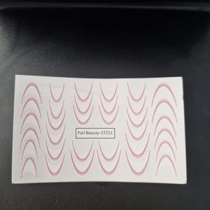 Sticker french roz STZ51
