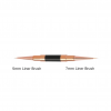Pensula dubla linear cu capac 5mm- 7 mm