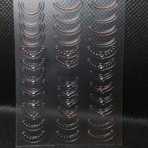 Sticker cromat cu strasuri STZ-J10