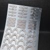Sticker cromat cu strasuri  STZ-J12