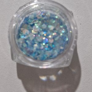 Paiete Decor Unghii - baby blue neon