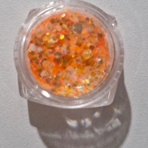 Paiete Decor Unghii - orange neon
