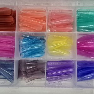 Set Tipsuri colorate - 144 buc . (12 modele x 12 buc)