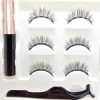 Set gene false magnetice cod MG3 – aplicare cu eyeliner magnetic, 3 perechi în set 004