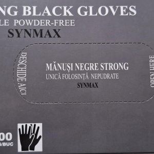 STRONG BLACK GLOVES( manusi nepudrate)  -M