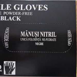 Manusi profesionale din Nitryl -NEGRE- M