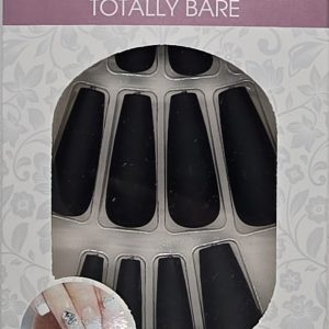 Press on nails reutilizabile model Balerina(negru)(tipsuri unghii false)