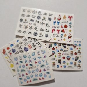 STICKER UNGHII motive iarna diferite modele