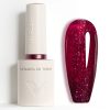 Oja semipermanenta 10 ml  Red Black Glitter Cat Eye 5105 Fara Hema, Fara TPO