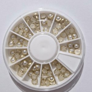 DISC PERLE UNGHII gold ring