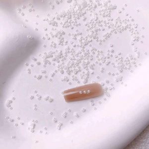 PERLE ALBE dimensiuni1-1.5mm