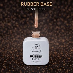 Rubber Base- Soft Nude 06- 12 ml by Madame C tpo free hema free