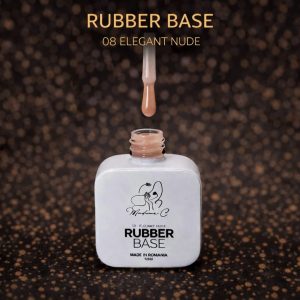 Rubber Base-Elegant Nude 08- 12 ml by Madame C tpo free hema free
