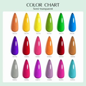 Set 18 oje Venalisa -10 ml -cu catalog cadou- V5 ORANGE SODA HEMA&TPO FREE