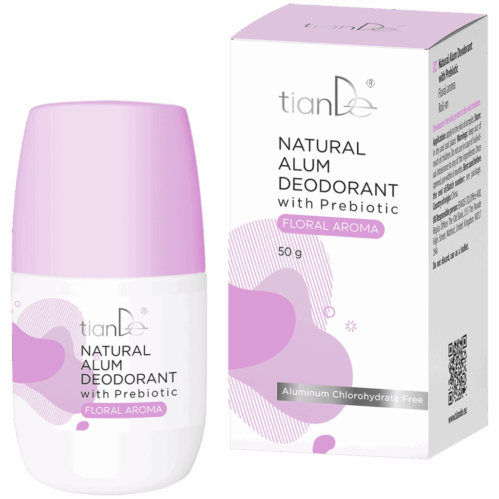 Deodorant cu alun si prebiotic ,miros floral 50g