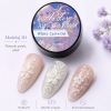 Gel 3D pentru modelaj Aifer – White Carve Gel, 8 ml