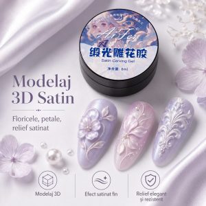 Gel 3D pentru modelaj Aifer –Satin Carve Gel, 8 ml
