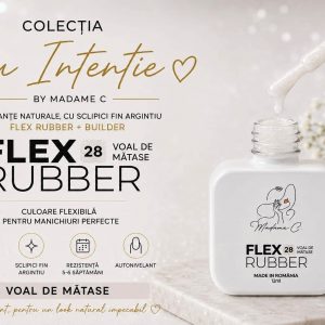 Alternative view of Flex Rubber Base- Voal de matase 28- 12 ml by Madame C tpo free hema free