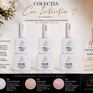 Colectia cu intentie By Madame C - 3 buc builder gel+3 buc flex rubber
