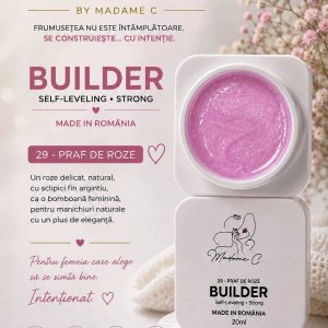 Builder Gel by Madame C -29 Praf de roze 20 ml tpo hema free